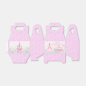 ピンクプリンセスファンタジー誕生日パーティー フェイバーボックス (折り畳みなし)