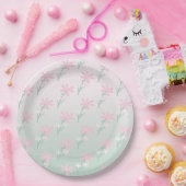 ピンクプリンセスファンタジー誕生日パーティー ペーパープレート (パーティー)