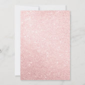 ピンクプリンセスフェアリーターリューズパーティの招待状 招待状 (裏面)