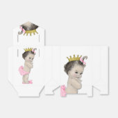 ピンクプリンセスベビーシャワー フェイバーボックス (折り畳みなし)