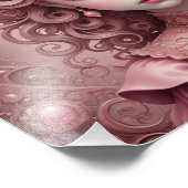 ピンクプリンセスマークライデンスタイルアートポスタープリント フォトプリント            (角)