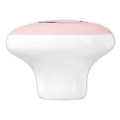 ピンクプリンセスモノグラムティアラの陶器の取っ手 セラミックノブ (側面)