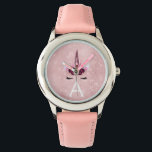 ピンクプリンセスユニコーンバラ金ゴールド赤面ピンクグリッター 腕時計<br><div class="desc">赤面ピンクプリンセスユニコーン誕生日パーティスパークルフェイクとグリッターバラ金ゴールド赤面ピンクウォッチは、バラ金ゴールドやブライダルシャワーピンク誕生日パーティーやギフトに最適。この赤面ピンクプリンセスユニコーン誕生日パーティーウォッチは、赤面ピンクの誕生日パーティーギフトにガーリー最適である。この時計はあなたのモノグラムの名前とイニシャルを含むことができる。</div>