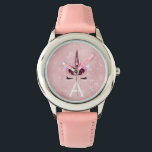 ピンクプリンセスユニコーンバラ金ゴールド赤面ピンクグリッター 腕時計<br><div class="desc">赤面ピンクプリンセスユニコーン誕生日パーティスパークルフェイクとグリッターバラ金ゴールド赤面ピンクウォッチは、バラ金ゴールドやブライダルシャワーピンク誕生日パーティーやギフトに最適。この赤面ピンクプリンセスユニコーン誕生日パーティーウォッチは、赤面ピンクの誕生日パーティーギフトにガーリー最適である。この時計はあなたのモノグラムの名前とイニシャルを含むことができる。</div>