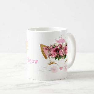 ピンクプリンセス子猫マグ コーヒーマグカップ