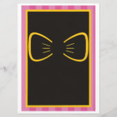 ピンクプリンセス誕生日招待状 | zazzlemedの メニュー (裏面)