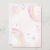 ピンクプリンセス4th誕生日パーティー 招待状 (裏面)