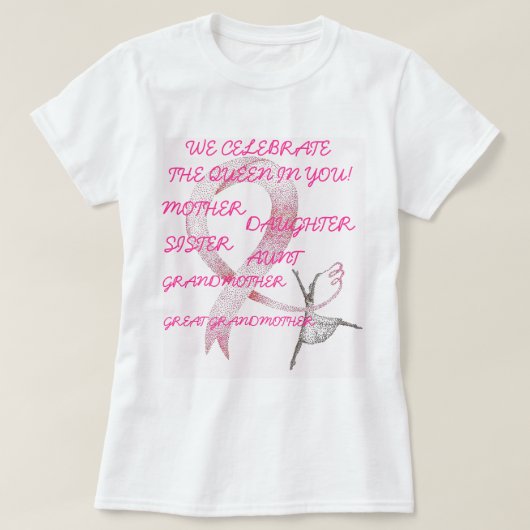 ピンクプリンセス コレクション レディース Tシャツ (デザイン正面)