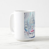 ピンクプリンセス コーヒーマグカップ (正面左)