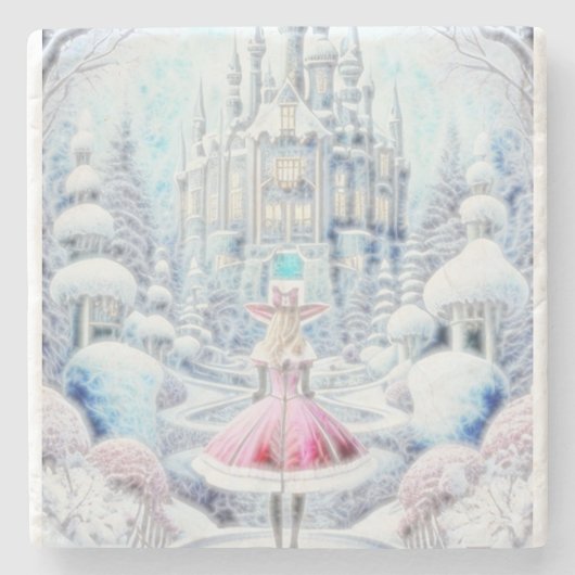 ピンクプリンセス ストーンコースター (正面)