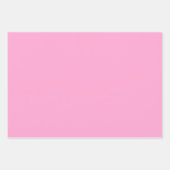 ピンクプリンセス&ユニコーン誕生日パーティーラップ ラッピングペーパーシート (正面2)