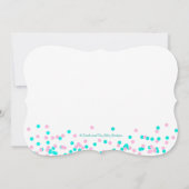 ピンクプリンセス 誕生のお知らせ 案内状 (裏面)