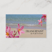 ピンクプルメリアビーチスパリゾートブティックB&B 名刺 (正面)