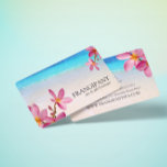 ピンクプルメリアビーチスパリゾートブティックB&B 名刺<br><div class="desc">ピンクの飾プルメリアは、ハワイビーチの穏やかな写真の隅にある。スパ素晴らし、マッサージ、ブティック、ウェディングプランナー、サロン、リゾートまたはB&B関連ビジネスなどのために。独自の情報でパーソナライズするカスタマイズか、さらに必要な文字の追加、フォント、フォントの色、フォントサイズまたは名刺のサイズの変更もし。全てのクリック編集オプションを取得するには「it」ボタンを押す。</div>