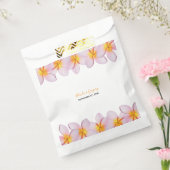 ピンクプルメリアフランギ結婚パニ フェイバーバッグ (封をした状態)