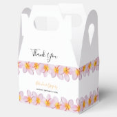 ピンクプルメリアフランギ結婚パニ フェイバーボックス (オープン)