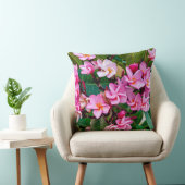 ピンクプルメリア クッション (椅子)