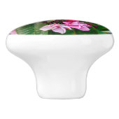 ピンクプルメリア セラミックノブ (側面)