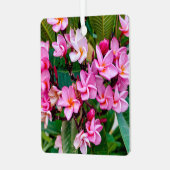 ピンクプルメリア メタルオーナメント (正面左)