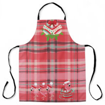 ピンクプレイドとフラミンゴスフライ&ボールのシェード