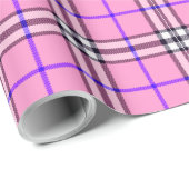 ピンクプレイドラッピング紙 ラッピングペーパー (ロールコーナー)