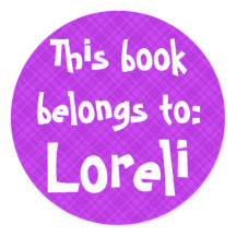 ピンクプレイド「この本は所有している」レーベル