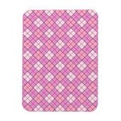 ピンクプレイド マグネット (縦)