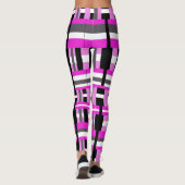 ピンクプレイド レギンス (裏面)