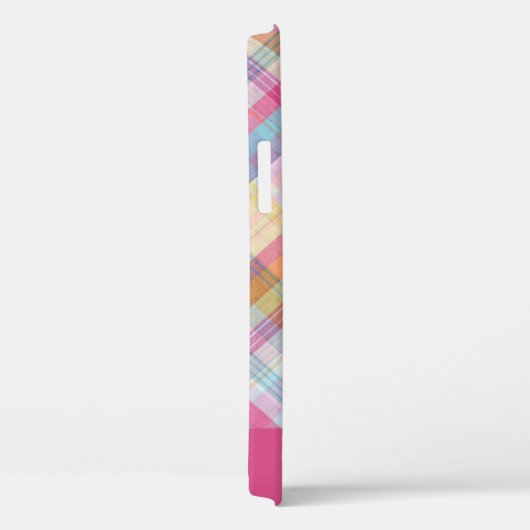 ピンクプレイド Case-Mate iPhoneケース (裏面 / 右)