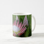 ピンクプロテアの花 コーヒーマグカップ (正面右)