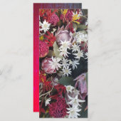 ピンクプロテアフラワーすべての目的カード (正面/裏面)