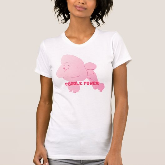 ピンクプードルシャツ Tシャツ (正面)