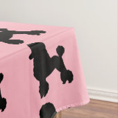 ピンクプードルスカートインスパイアテーブルクロス テーブルクロス (インサイチュ)