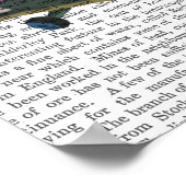 ピンクプードルスケートボード ポスター (角)