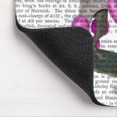 ピンクプードルスケートボード マウスパッド (コーナー)