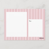 ピンクプードルズオンパレードはがき ポストカード (裏面)