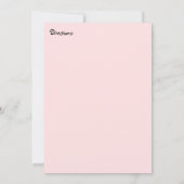 ピンクプードルズオンパレード招待状 招待状 (裏面)