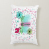 ピンクプードルパリエッフェルタワー アクセントクッション (裏面(縦))