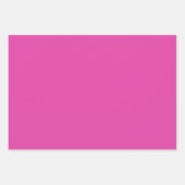 ピンクプードルパーティーマッチング ラッピングペーパーシート (正面2)