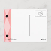 ピンクプードル ポストカード (裏面)