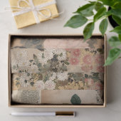 ピンクプーバラアンティークアート 薄葉紙 (ギフト)