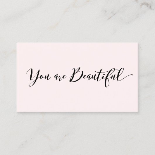 ピンクヘアサロンアポイントメントアラーム 予約カード (正面)