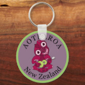 ピンクヘイ遊ティキの丘 キーホルダー (正面)