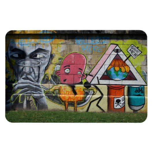 ピンクヘッド マグネット (横)