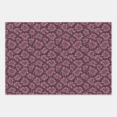 ピンクヘビプリント ラッピングペーパーシート (正面3)