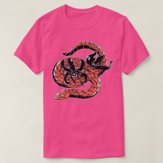 ピンクヘビ2 Tシャツ (デザイン正面)