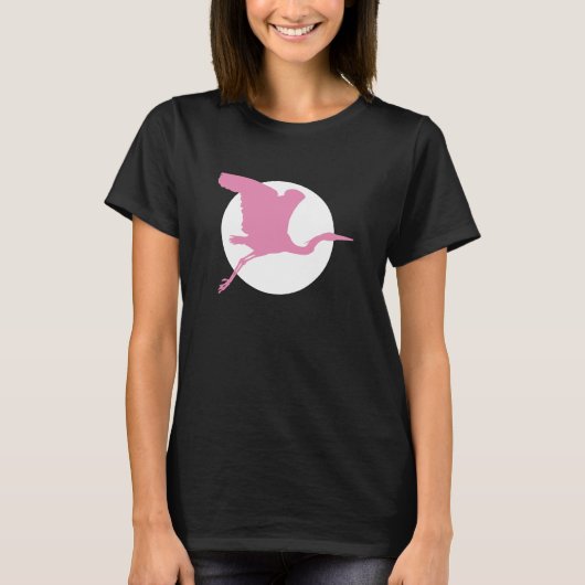 ピンクヘロン Tシャツ (正面)