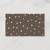 ピンクベアベビーシャワーおむつラッフルチケット エンクロージャーカード (裏面)