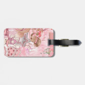 ピンクベアーコケット ラゲッジタグ (裏面横)