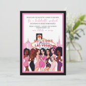 ピンクベガスバチェロレッテ 招待状 (スタンド正面)